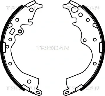 Комплект тормозных колодок TRISCAN 810013043