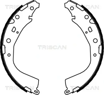 Комплект тормозных колодок TRISCAN 810013053