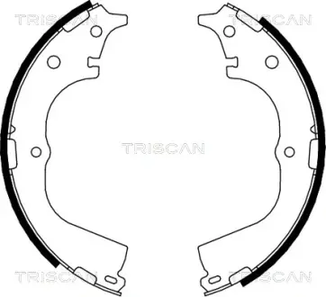 Комплект тормозных колодок TRISCAN 810013557