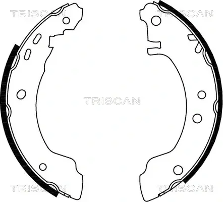 Комплект тормозных колодок TRISCAN 810014531 (фото 1)