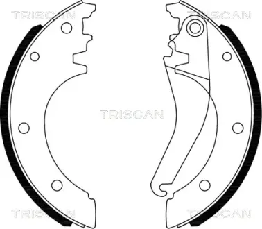 Комплект тормозных колодок TRISCAN 810015027