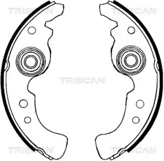Комплект тормозных колодок TRISCAN 810015486
