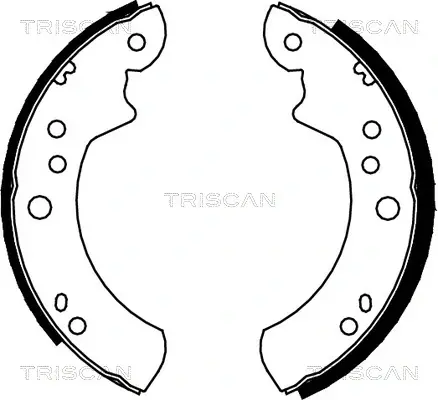 Комплект тормозных колодок TRISCAN 810016443 (фото 1)