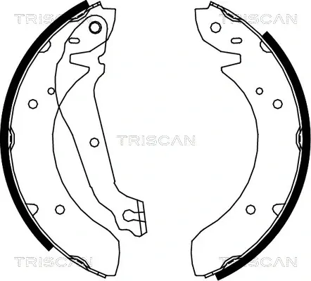 Комплект тормозных колодок TRISCAN 810018013 (фото 1)