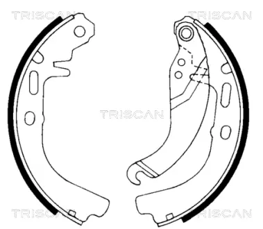 Комплект тормозных колодок TRISCAN 810024327