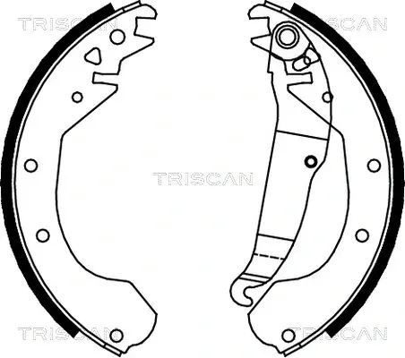 Комплект тормозных колодок TRISCAN 810024410 (фото 1)