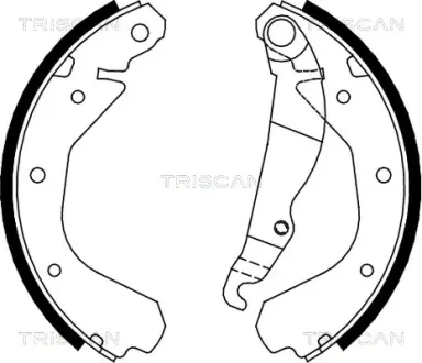 Комплект тормозных колодок TRISCAN 810024413