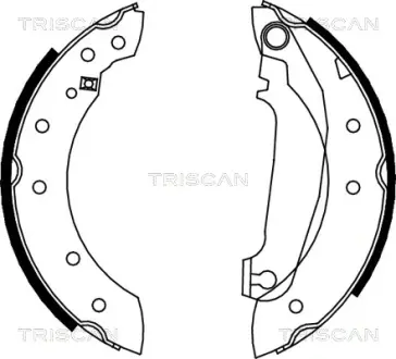 Комплект тормозных колодок TRISCAN 810027516