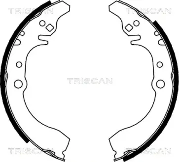 Комплект тормозных колодок TRISCAN 810041617