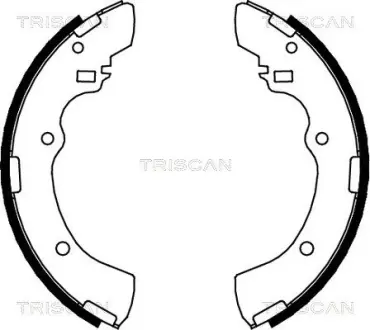 Комплект тормозных колодок TRISCAN 810042505