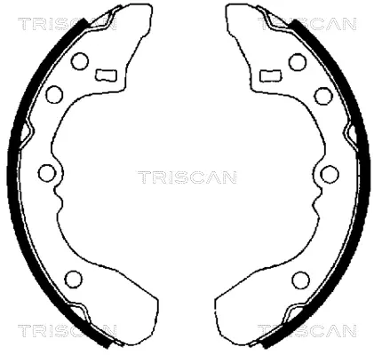 Комплект тормозных колодок TRISCAN 810050434 (фото 1)