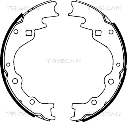 Комплект тормозных колодок TRISCAN 810050461 (фото 1)