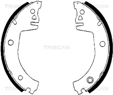 Комплект тормозных колодок TRISCAN 810067514