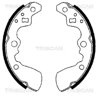 Комплект тормозных колодок TRISCAN 810069550