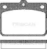 Комплект тормозных колодок, дисковый тормоз TRISCAN 811010009 (фото 1)