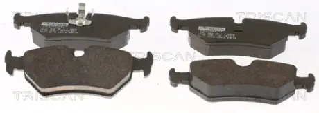 Комплект тормозных колодок, дисковый тормоз TRISCAN 811010012