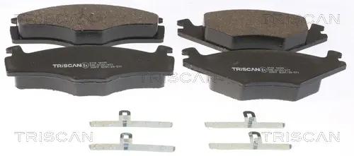 Комплект тормозных колодок, дисковый тормоз TRISCAN 811010116 (фото 1)