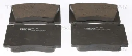 Комплект тормозных колодок, дисковый тормоз TRISCAN 811010415