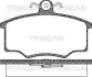 Комплект тормозных колодок, дисковый тормоз TRISCAN 811010776 (фото 1)