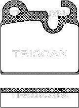 Комплект тормозных колодок, дисковый тормоз TRISCAN 811011227