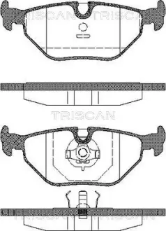 Комплект тормозных колодок, дисковый тормоз TRISCAN 811011899