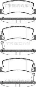 Комплект тормозных колодок, дисковый тормоз TRISCAN 811013040