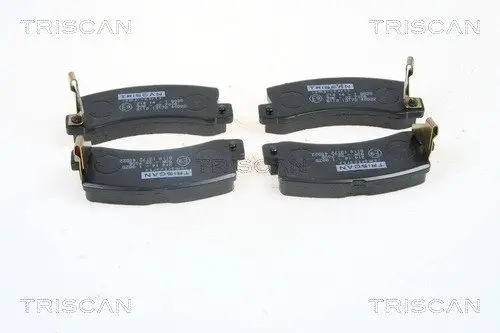Комплект тормозных колодок, дисковый тормоз TRISCAN 811013172 (фото 1)