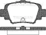 Комплект тормозных колодок, дисковый тормоз TRISCAN 811014002 (фото 1)