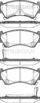Комплект тормозных колодок, дисковый тормоз TRISCAN 811014008
