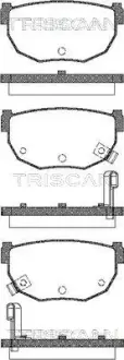 Комплект тормозных колодок, дисковый тормоз TRISCAN 811014034