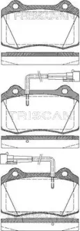 Комплект тормозных колодок, дисковый тормоз TRISCAN 811015023
