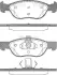 Комплект тормозных колодок, дисковый тормоз TRISCAN 811015026 (фото 1)