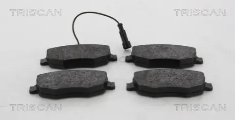 Комплект тормозных колодок, дисковый тормоз TRISCAN 811015061