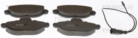 Комплект тормозных колодок, дисковый тормоз TRISCAN 811015176