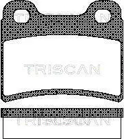 Комплект тормозных колодок, дисковый тормоз TRISCAN 811016165