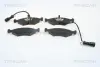 Комплект тормозных колодок, дисковый тормоз TRISCAN 811016817 (фото 1)