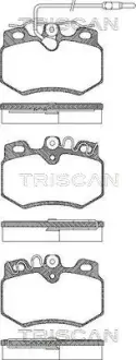 Комплект тормозных колодок, дисковый тормоз TRISCAN 811028850