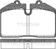 Комплект тормозных колодок, дисковый тормоз TRISCAN 811029155 (фото 1)