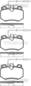 Комплект тормозных колодок, дисковый тормоз TRISCAN 811038002
