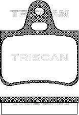 Комплект тормозных колодок, дисковый тормоз TRISCAN 811038781