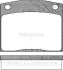 Комплект тормозных колодок, дисковый тормоз TRISCAN 811040017 (фото 1)