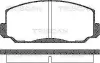 Комплект тормозных колодок, дисковый тормоз TRISCAN 811040022 (фото 1)