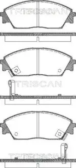 Комплект тормозных колодок, дисковый тормоз TRISCAN 811040977