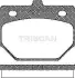 Комплект тормозных колодок, дисковый тормоз TRISCAN 811041128 (фото 1)