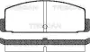 Комплект тормозных колодок, дисковый тормоз TRISCAN 811042908 (фото 1)