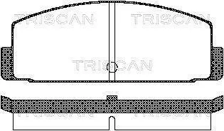 Комплект тормозных колодок, дисковый тормоз TRISCAN 811042908