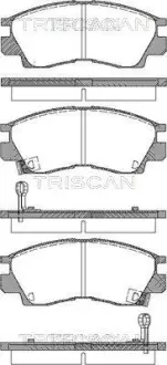 Комплект тормозных колодок, дисковый тормоз TRISCAN 811042914