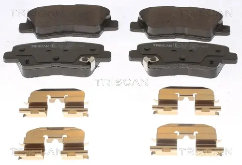 Комплект тормозных колодок, дисковый тормоз TRISCAN 811043044 (фото 1)