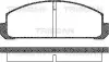 Комплект тормозных колодок, дисковый тормоз TRISCAN 811050038 (фото 1)