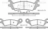 Комплект тормозных колодок, дисковый тормоз TRISCAN 811050113 (фото 1)